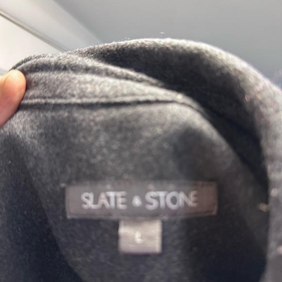 SLATE AND STONE WOOL SHIRT…;VERY WARM - Picture 2 of 4